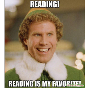 Meme about reading