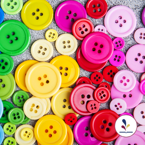 Buttons of different colors
