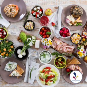 A variety of appetisers