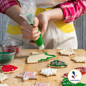 Decorating sugar cookies