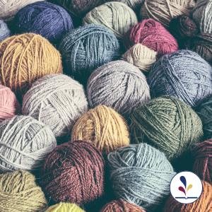 colorful balls of yarn