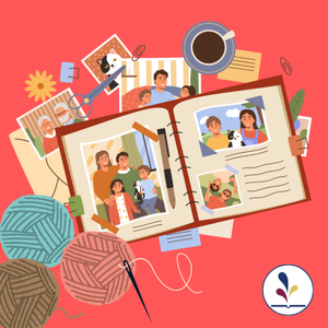 Photo scrapbook and crafting supplies