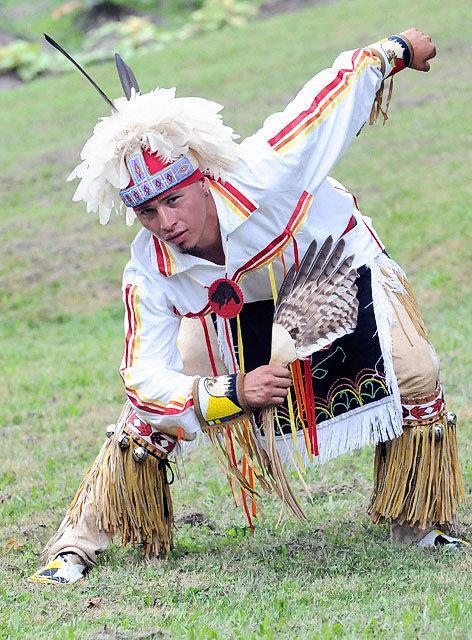 Native American smoke dancer