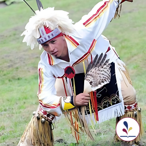 Native American smoke dancer