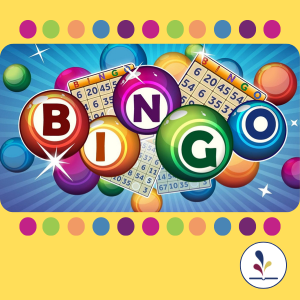 Graphic of bingo cards and balls