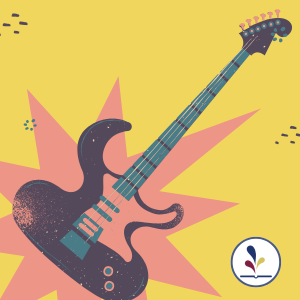 Graphic of electric guitar